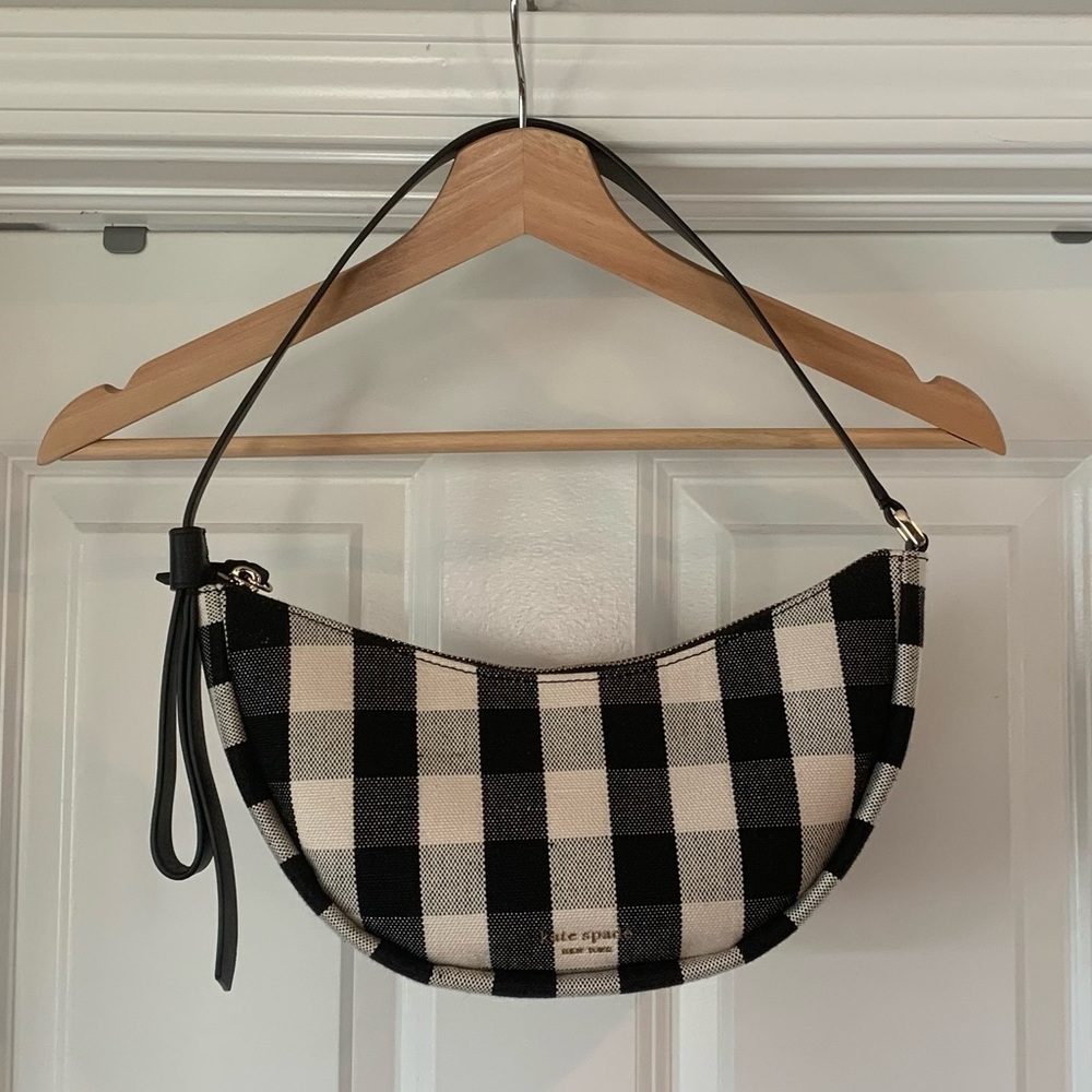 Kate Spade Plaid Baguette Bag
